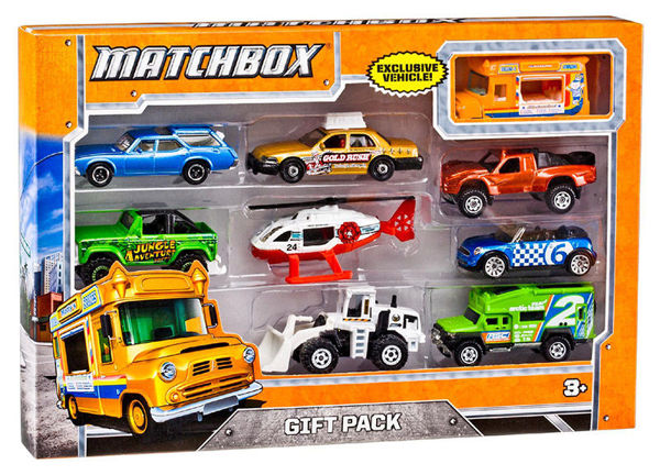 Bild von Hot Wheels: Matchbox 9 Fahrzeuge Ass.