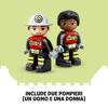 Bild von Feuerwehr und Hubschrauber