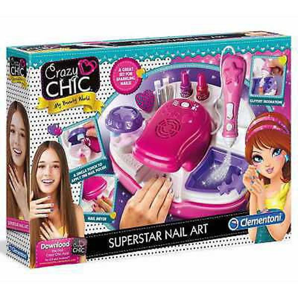 Bild von Verrückte schicke Superstar-Nagelkunst