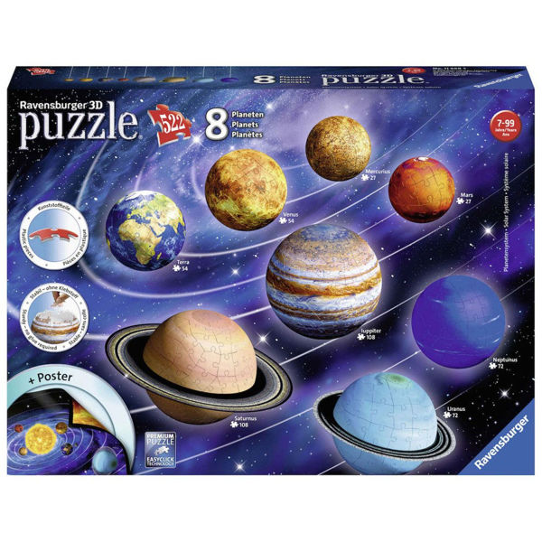 Bild von PUZZLE 3 D DAS PLANETENSYSTEM