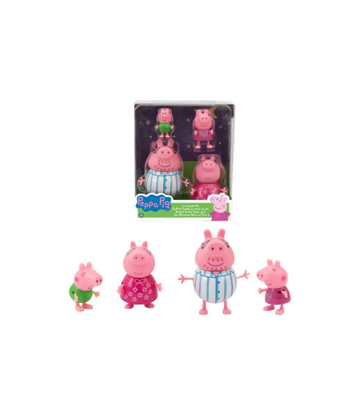 Bild von Set 4 Peppa Pig Family Charakter, Familie aktualisieren