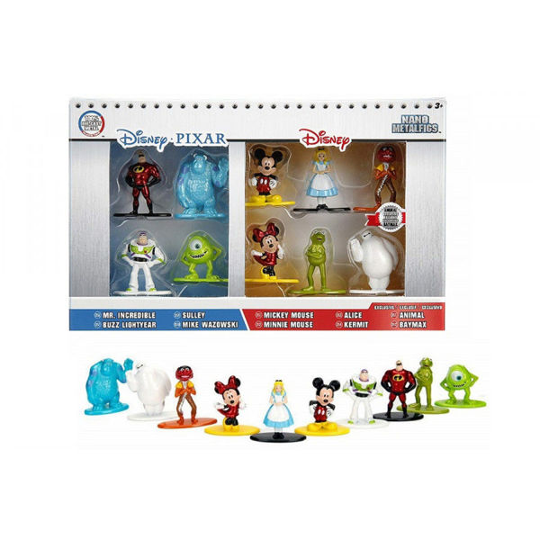 Bild von Disney Nano Metalfigs Diecast Minifiguren 10er-Pack Welle 1 4 cm