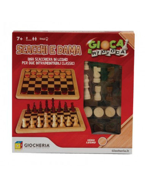Bild von HÖLZERNES SCHACH UND SCHACH