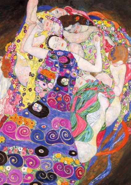 Bild von Klimt 1000 Teile Puzzle: Die Jungfrau, Mehrfarbig,