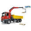 Bild von Mercedes Benz Arocs LKW mit Anhänger und mechanischem Arm 03651