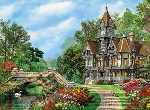 Bild von Old Waterway Cottage 500pcs High Quality Collection (35048)
