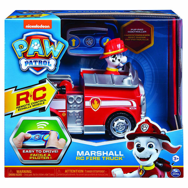 Bild von Paw Patrol Rc Fire Truck, Radiocomando Di Marshall,