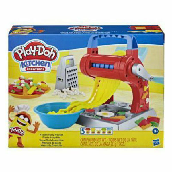 Bild von Play-Doh Kitchen Creations Nudelset mit 5 Gläsern Modelliermasse