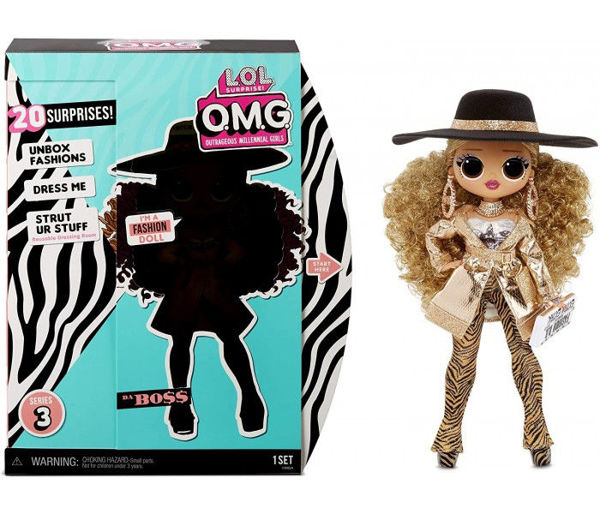 Bild von Lol Surprise Da Boss Doll OMG Serie 3 mit 20 Überraschungen - Wählen Sie aus "Da Boss-" Class Prez "- Roller Chic"