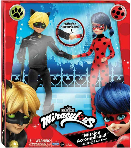 Bild von MIRACULOUS DOLL DOLL 2ER PACK MARIENKÄFER KATZE NOIR