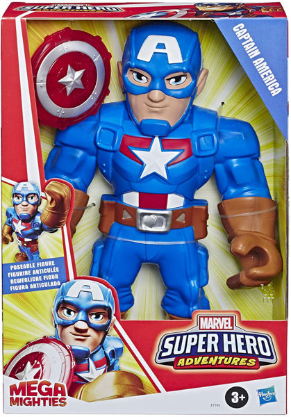 Bild von Superheld Mega Mighties 25cm Captain America