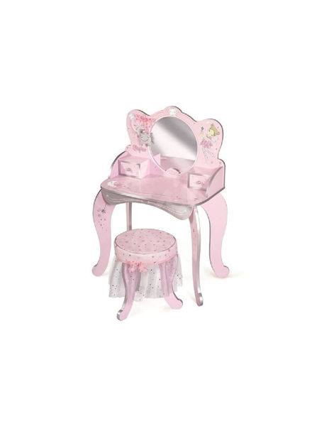 Bild von MAGIC MARIA HOLZSPIEGEL MIT HOCKER