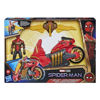 Bild von Spider-Man-Charakter mit Motorradfahrzeug
