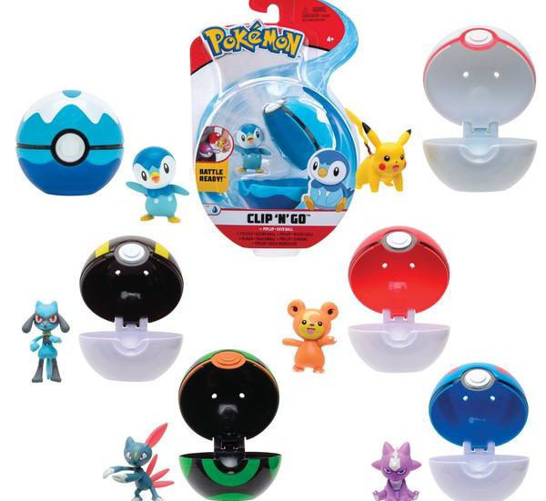 Bild von POKEMON CLIP'N GO MIT CHARAKTER -SORTIERT-