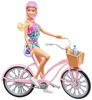 Bild von Barbie - Spielset mit beweglichem Puppenfahrrad mit Zubehör