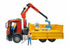 Bild von Mercedes Benz Arocs LKW mit Anhänger und mechanischem Arm 03651