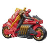 Bild von Spider-Man-Charakter mit Motorradfahrzeug