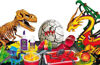 Bild von Verrückte Wissenschaftsdrachen und Dinosaurier