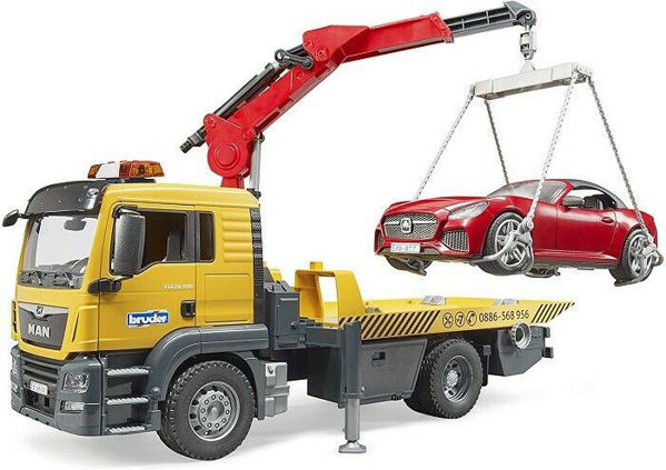 Bild von Man TGS LKW mit Auto (3750) C / LICHTER UND GERÄUSCHE