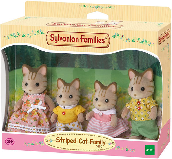 Bild von Gestreifte Katzenfamilie (5180)