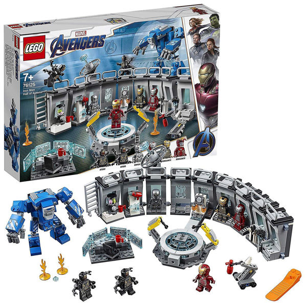 Bild von Superhelden-Iron-Man-Rüstungshalle