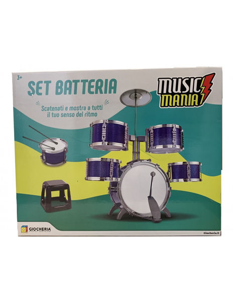 Bild von MUSIC MANIA - DRUM SET MIT HOCKER
