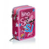 Bild von Schoolpack Seven Ledtech Girl Big Extensible Backpack Case 3 Zip ausgestattet