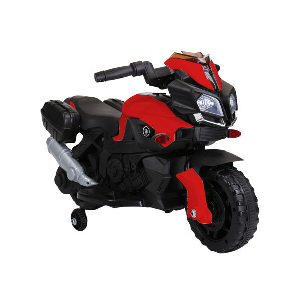 Bild von RED SPEED MOTORRAD MIT 6V LEDERSITZ