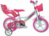 Bild von Fahrrad für Mädchen 12 "Eva 1 White and Pink Unicorn Brake