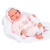 Bild von ARIAS BEBE 40CM ROSA STRAMPLER MIT ECHTEM GEWICHT