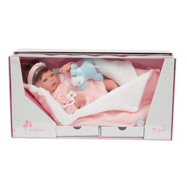 Bild von ARIAS - VALENTINA REBORN 45 CM BRAUN