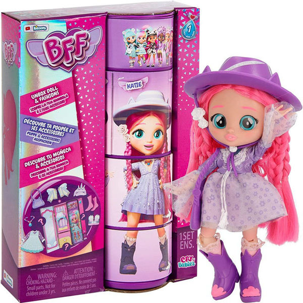 Bild von CRY BABIES BFF KATIE MIT SCHRANK UND ZUBEHÖR