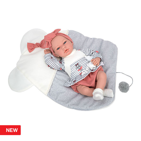 Bild von Arias -  Bebè 40 Cm Ride Vestitino Con Righe 60688