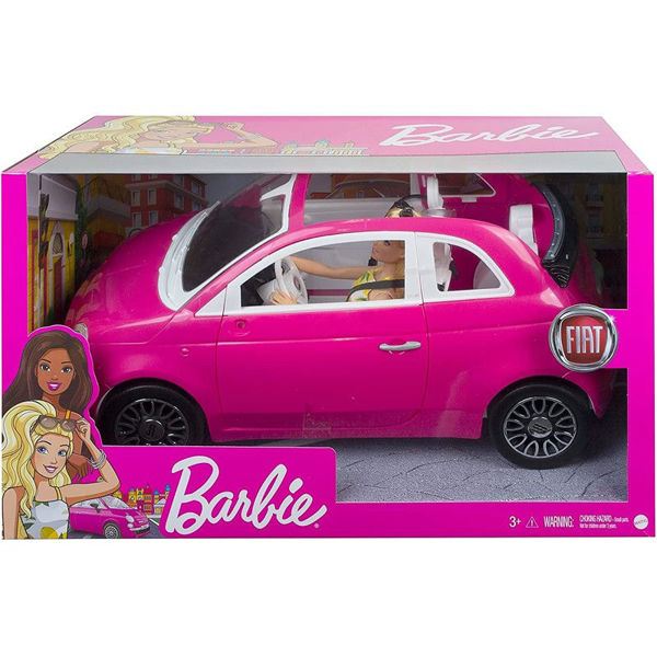 Bild von BARBIE FIAT 500 ROSA NEU 2021