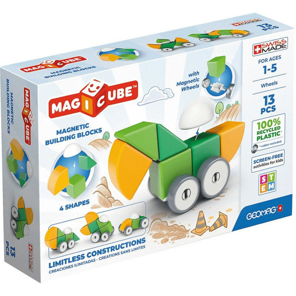 Bild von Geomag Magicube 4 Shapes Recycled Wheels 13 Stk