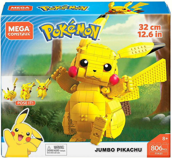 Bild von Mega Construx Pokémon Jumbo Pikachu – FVK81
