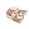 Bild von Arias Dolls Bambola Pesata Elegance Babyto Orsetto Marrone Con Coperta 35 Cm