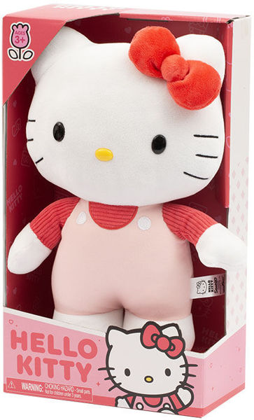 Bild von Peluche Hello kitty Pink Cord T-shirt 30cm