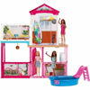 Bild von Barbie Casa Delle Bambole Villa Con 3 Bambole Ed Accessori Glh56