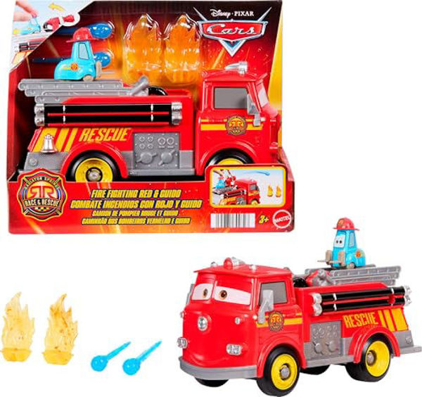Bild von Disney Cars Race & Rescue Fire Fighting Red & Guido