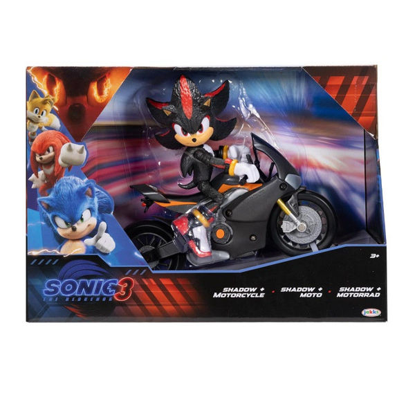 Bild von Sonic The Movie Shadow Personaggio Con Motocicletta 13 Cm