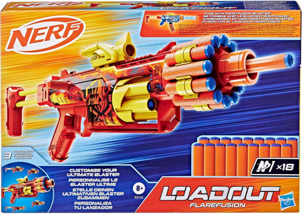 Bild von Nerf Loadout, Blaster Flarefusion E 18 Dardi N1